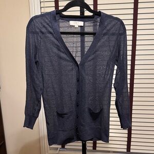 LOFT Women's Navy Cardigan